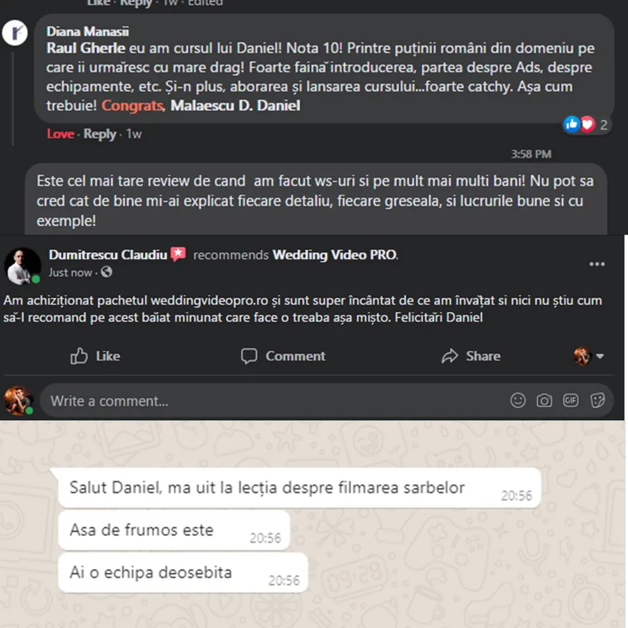 Feedback cursant