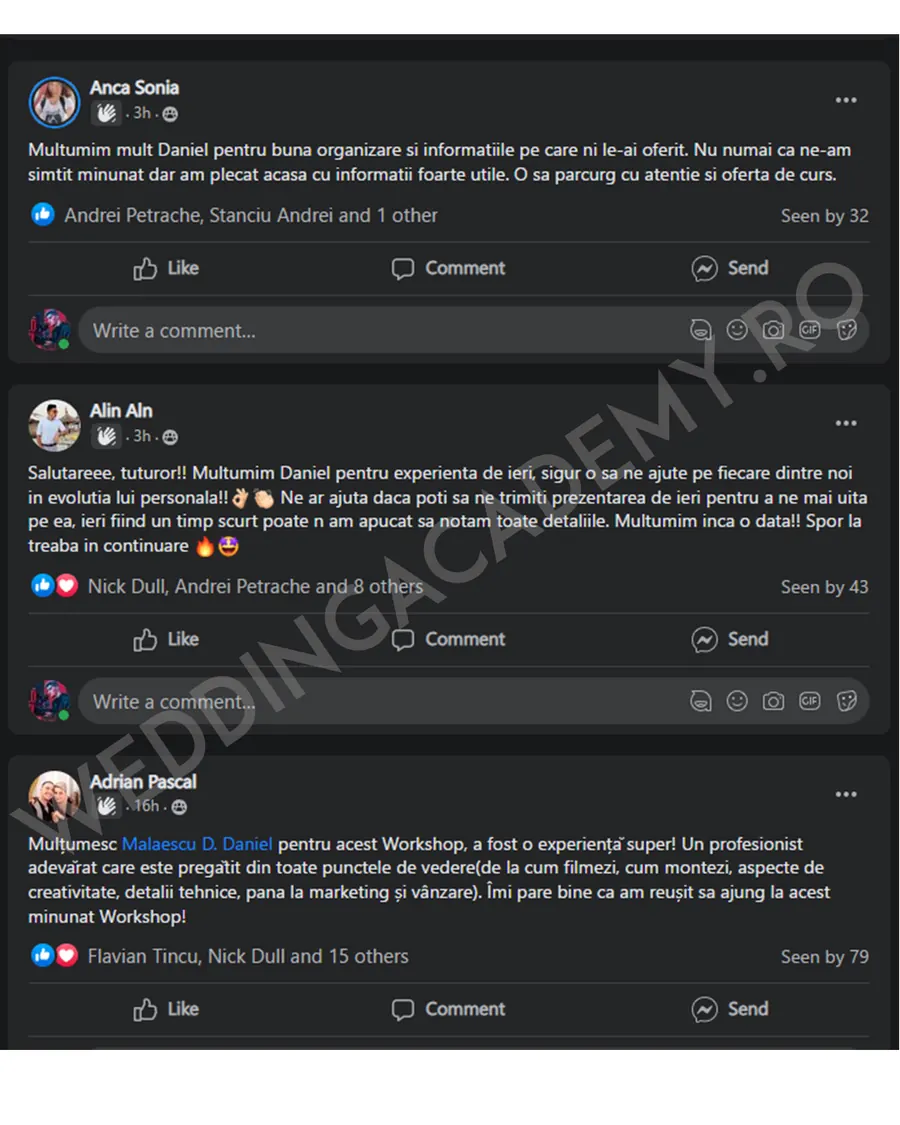 Feedback cursant